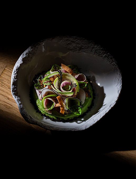 Plat raffiné servi au restaurant Dans le Noir ?