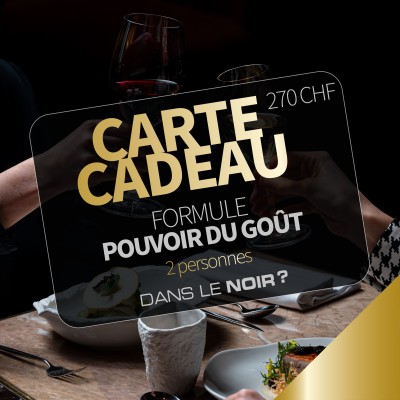 E-Carte Cadeau DUO – Formule Pouvoir du goût